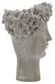 A & B Home Gray Female Head Bust Planter-2