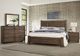 LM Co Home By Vaughan-Bassett Crafted Oak by Ben & Erin Napier Aged Gray Queen Poster Bed -1