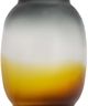 A & B Home Gray/Yellow Glass Normand Handcrafted Vase-4