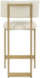 Uttermost® Apsley Gold/White Counter Stool-5
