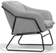 Korson Furniture Bono Harris Gray Lounge Chair-2