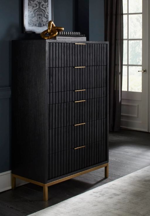 Modus Furniture Kentifield Black Drifted Oak Chest-1