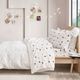 Olliix by Intelligent Design Pink/Grey Hedgehogs Queen Cozy Soft Cotton Novelty Print Flannel Sheet Set-5
