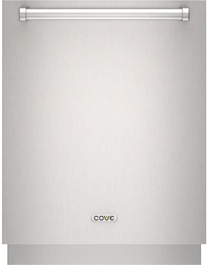 Front view of the Cove® 24" Panel Ready ADA Height Top Control Built In Dishwasher with Water Softener