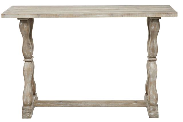 Deco Marche Distressed Brown Console Table-0