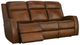 Flexsteel® Mustang Rust Power Reclining Sofa with Power Headrests-2