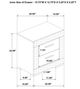 Coaster® Ives 4-Piece Gray High Gloss King Panel Bedroom Set-3