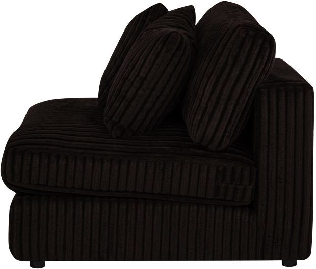 Coaster® Blaine Chocolate Brown Upholstered Armless Chair-3