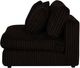 Coaster® Blaine Chocolate Brown Upholstered Armless Chair-3
