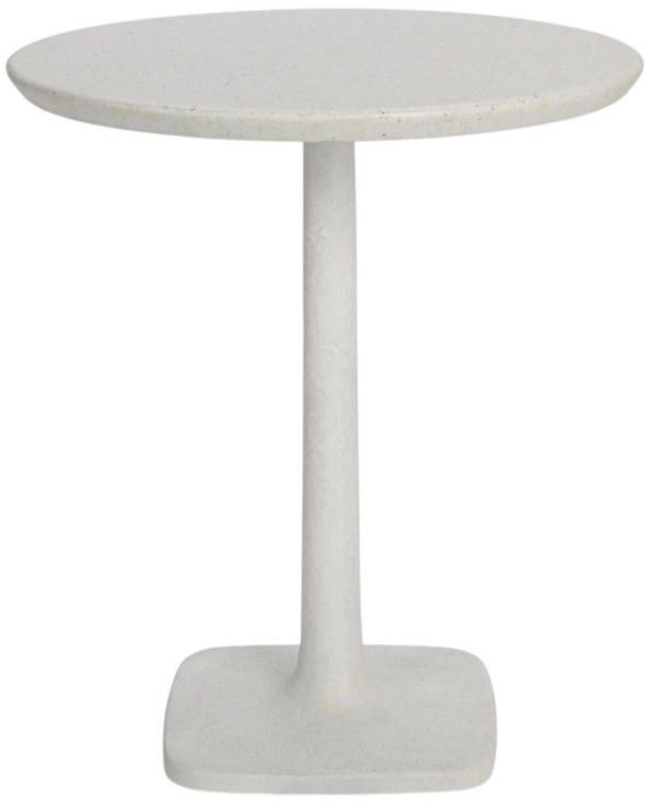 Classic Home Paulina White Concrete Outdoor Counter Table-0