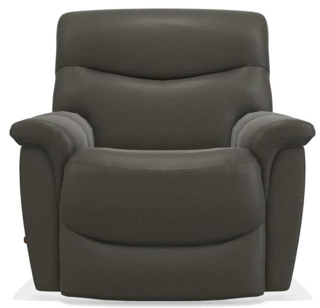 La-Z-Boy® James Charcoal Leather Manual Wall Recliner-1