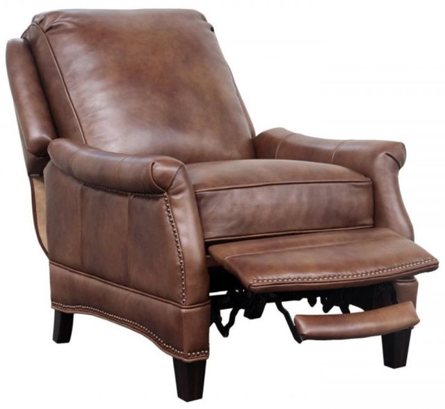 BarcaLounger® Ashebrooke Wenlock Tawny Leather Manual Recliner-1