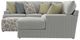 Jackson Furniture Stockbridge 4-Piece Slate Right-Arm Facing Sectional with Ottoman-4