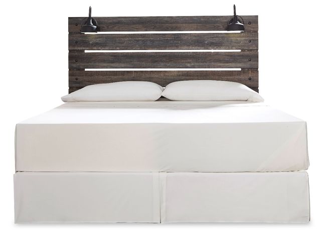 Signature Design by Ashley® Drystan Brown King Panel Headboard-2