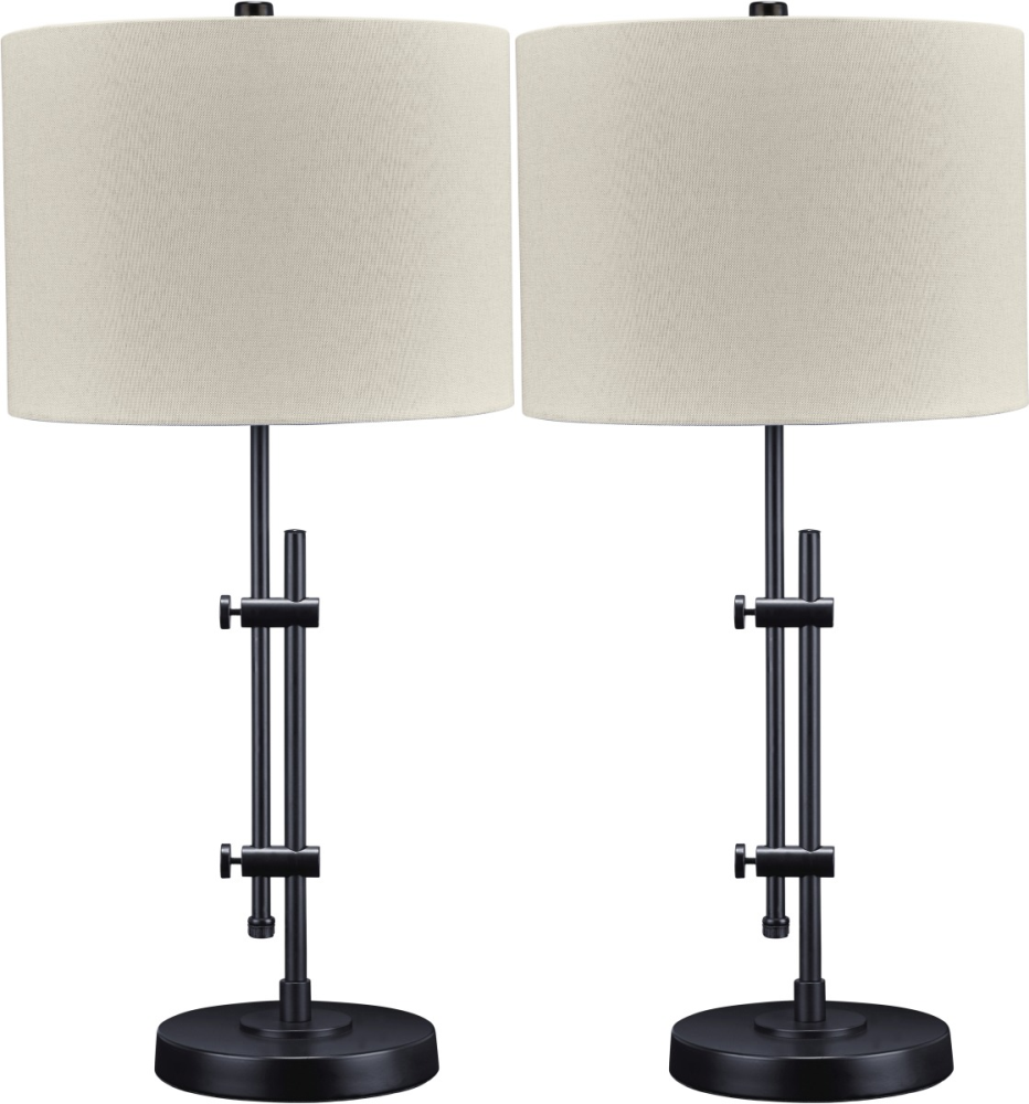 Signature Design by Ashley® Baronvale 2-Piece Black Table Lamp Set