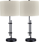 Signature Design by Ashley® Baronvale 2-Piece Black Table Lamp Set-0