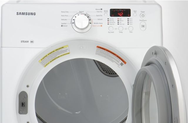 Samsung 7.3 Cu. Ft. White Front Load Gas Dryer-1