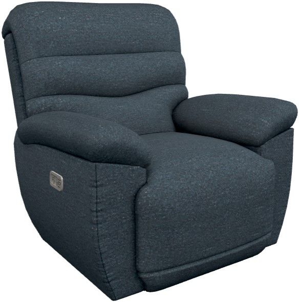 La-Z-Boy® Joshua Navy Power Rocking Recliner with Headrest and Lumbar-0