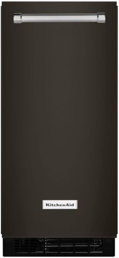 KitchenAid® 15" Black Stainless Steel with PrintShield™ Finish Automatic Ice Maker
