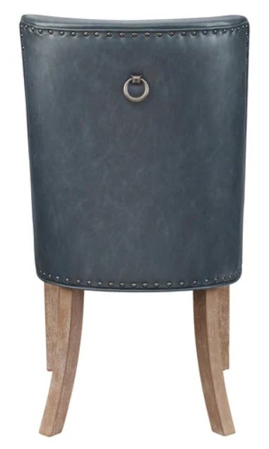 Powell® Auden Natural/Navy Dining Chair-4