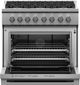Fisher & Paykel Series 7 36" Stainless Steel Pro Style Liquid Propane Gas Range-1