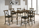 Furniture of America® Buhl Burnished Oak Counter Height Table-2