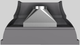 Vent-A-Hood® Designer Series 54" Gunsmoke Wall Mounted Range Hood-3