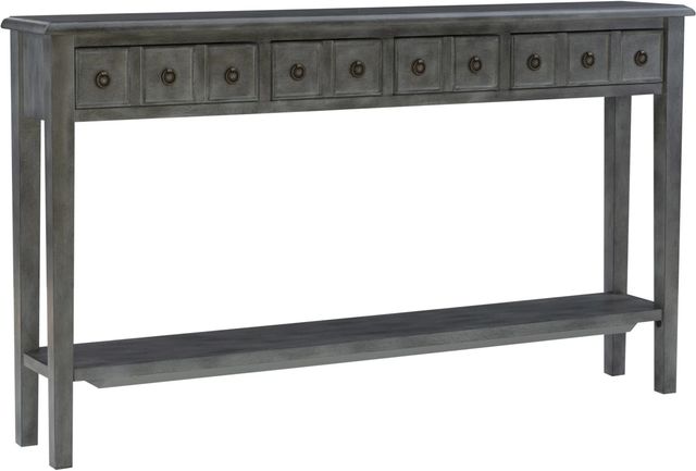 Powell® Sadie Antique Gray Console Table-0
