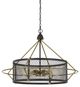 Cal® Lighting & Accessories Caserta Antique Brass Chandelier-0