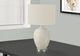 Monarch Specialties Inc. 28"H Cream Ceramic Table Lamp-4