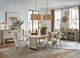 Magnussen Home® Sunset Cove Sanibel Brown Trestle Dining Table-1