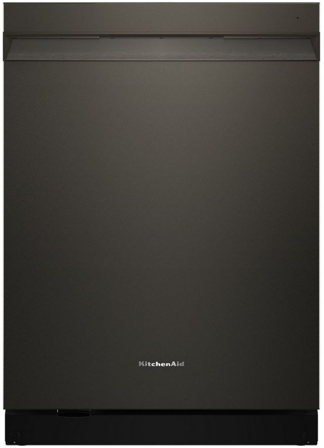 KitchenAid® 24" Black Ore 360° Max Jets™ Third Rack Top Control Built-In Dishwasher with Advanced ProDry™ System-0