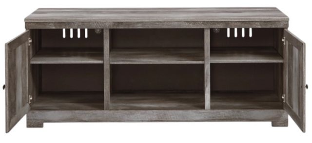 Signature Design by Ashley® Wynnlow 4-Piece Rustic Gray Entertainment Center-3