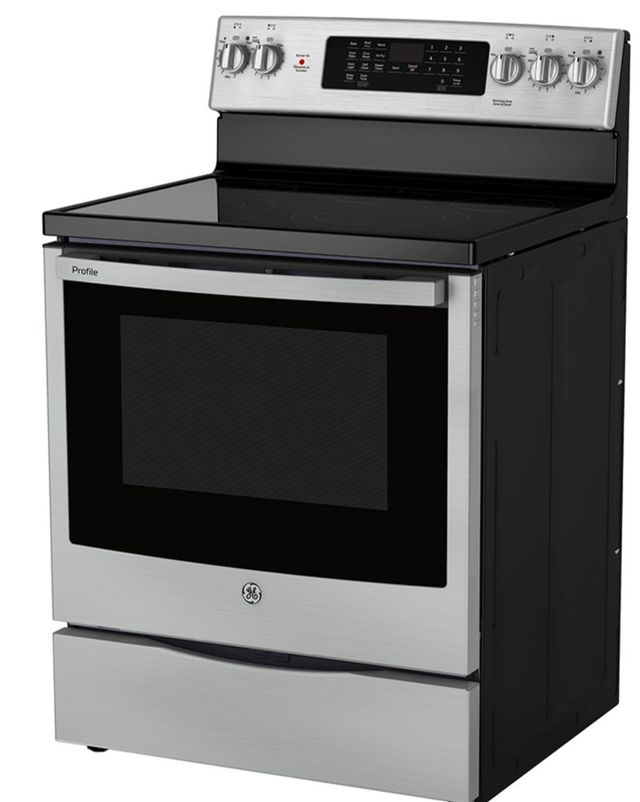 GE Profile™ 30" Fingerprint Resistant Stainless Steel Freestanding Electric Range -1