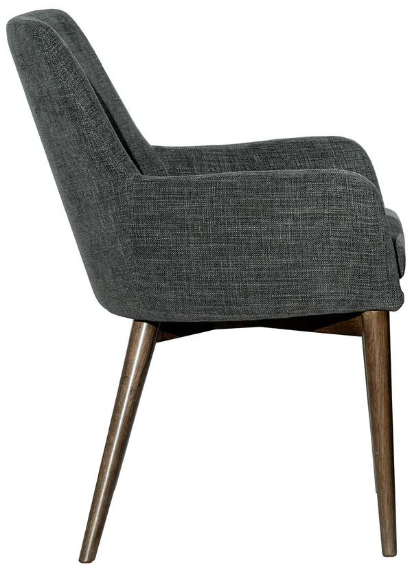 LH Home Fritz Dark Grey/Slate Dining Arm Chair-4