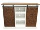 American Heartland Manufacturing Rustic 57" Two-Tone Mosaic Tall TV Stand-2