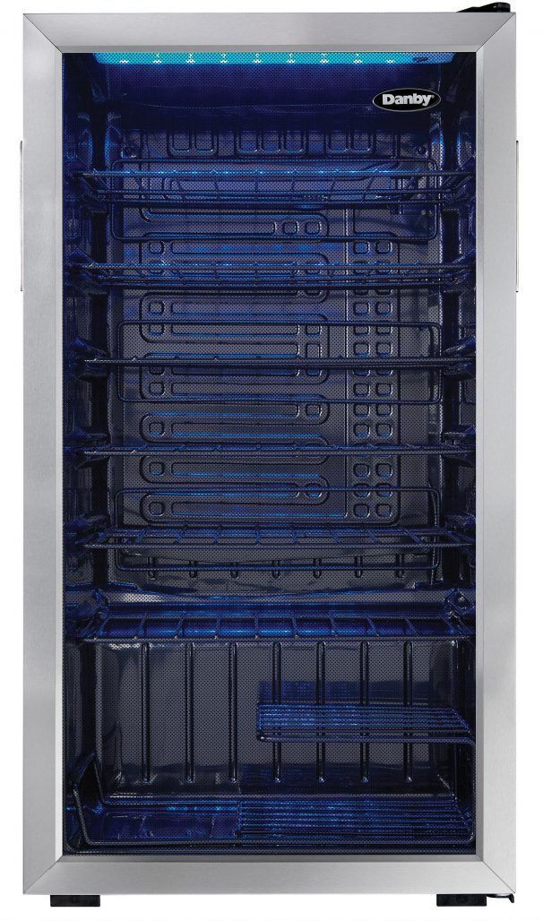 Danby® 18" 3.3 Cu. Ft. Black Stainless Steel Wine Cooler-0