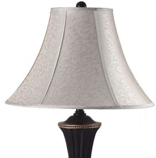 Furniture of America® Naya 2-Piece Espresso Table Lamp Set-1