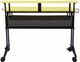 ACME Furniture Suitor Black/Yellow Music Recording Studio Desk-4