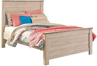 Signature Design by Ashley® Willowton Whitewash Youth Full Panel Bed