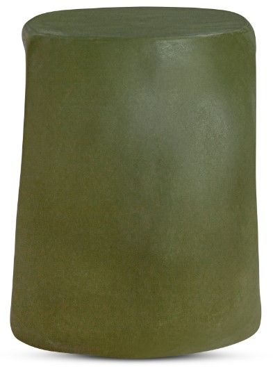 Moe's Home Collection Albers Green Concrete Outdoor Stool-2