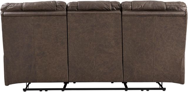 Signature Design by Ashley® Wurstrow Umber Power Reclining Sofa with Power Headrest-2