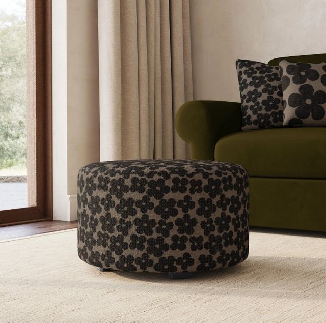 Flexsteel® Customizable Pouf Cocktail Ottoman-3