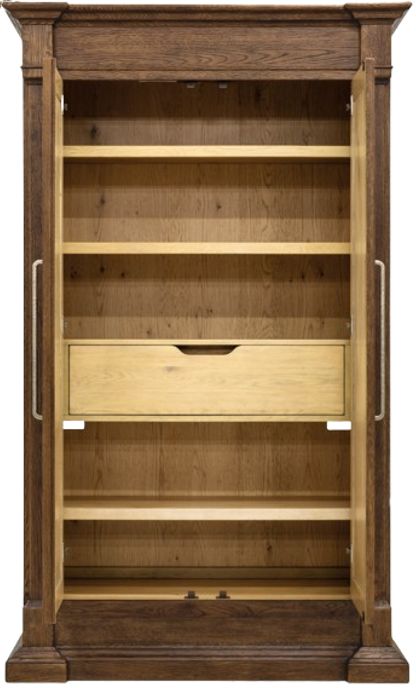 Hooker® Furniture Driftwood Worn Saddle Wardrobe-3