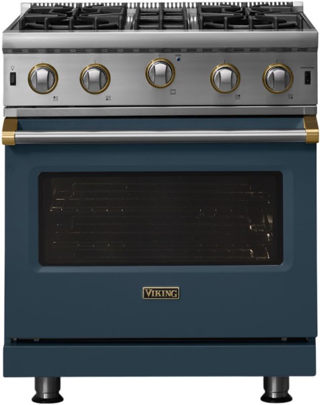 Viking® 5 Series 30" Squall Liquid Propane Pro Style Gas Range-0