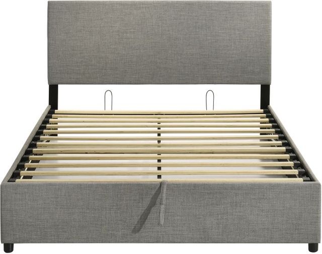 Coaster® Reeves Gray Eastern King Hydraulic Storage Panel Bed-3