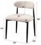 ACME Furniture Jaramillo 2-Piece Beige/Black Dining Side Chair Set-2