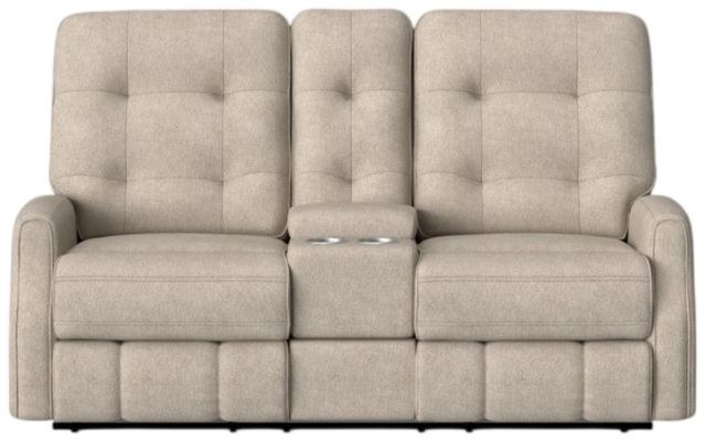 Flexsteel® Customizable Devon 72" Manual Reclining Loveseat with Console-3