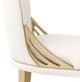 Michael Amini® La Terrazza Creamy Pearl Dining Side Chair-5