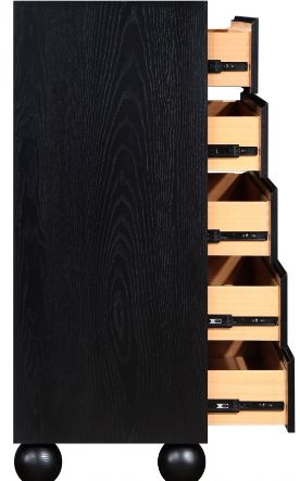 Meridian Furniture Kent Black Chest-2